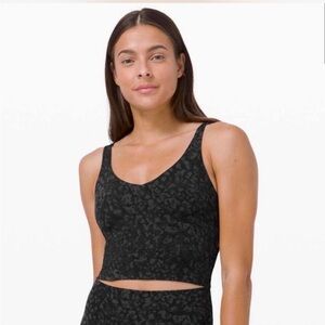 Lululemon Athletica Black Cropped Tank Top